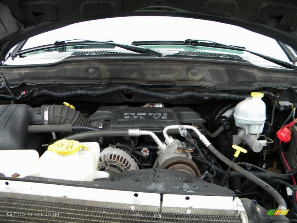 2007 Dodge Ram 2500 SLT Quad Cab 4x4 5.7 Liter HEMI OHV 16-Valve V8 Engine Photo #40581013