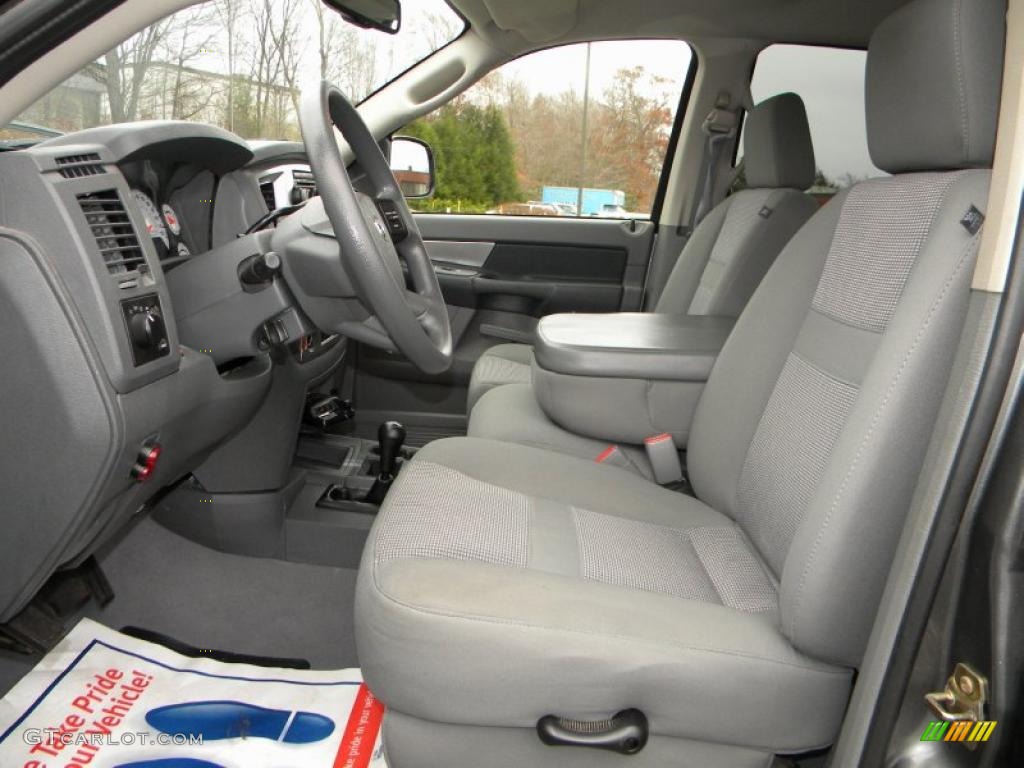 Medium Slate Gray Interior 2007 Dodge Ram 2500 SLT Quad Cab 4x4 Photo #40581197