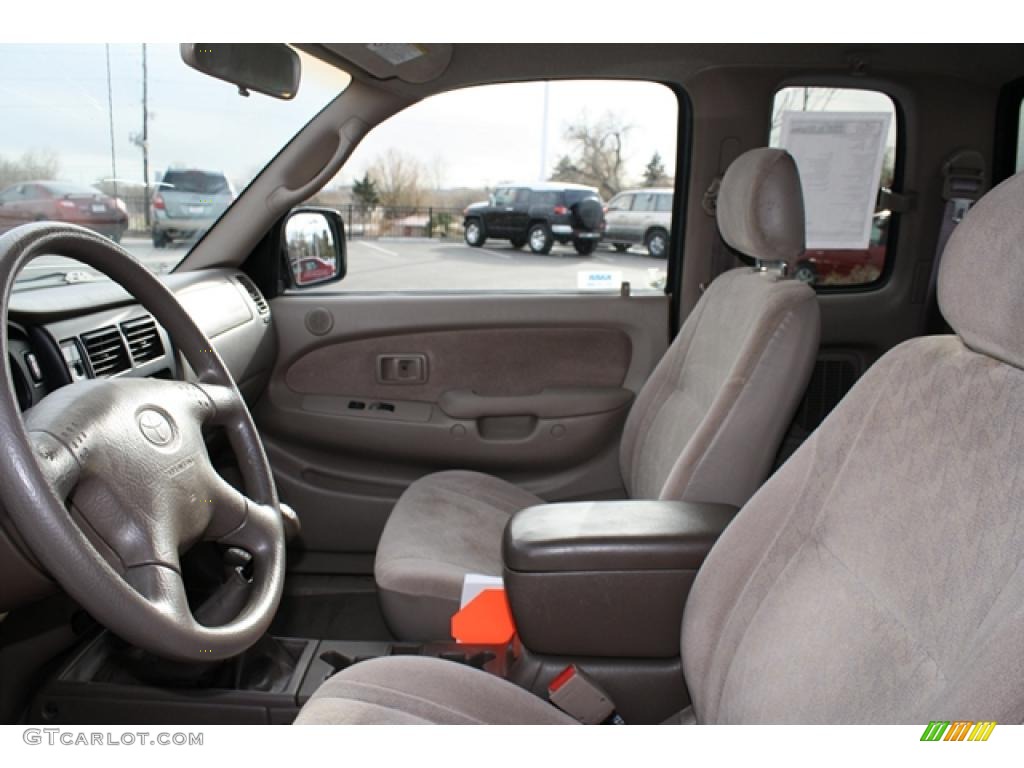 Oak Beige Interior 2001 Toyota Tacoma V6 TRD Xtracab 4x4 Photo #40581385
