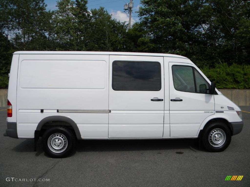 2003 Sprinter Van 2500 High Roof Cargo - Arctic White / Gray photo #3