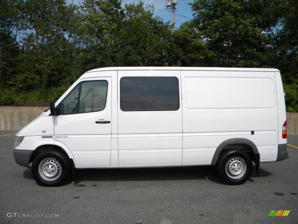 2003 Sprinter Van 2500 High Roof Cargo - Arctic White / Gray photo #4