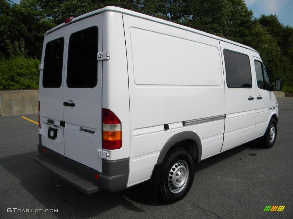 2003 Sprinter Van 2500 High Roof Cargo - Arctic White / Gray photo #7