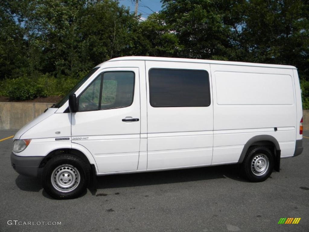 2003 Sprinter Van 2500 High Roof Cargo - Arctic White / Gray photo #16