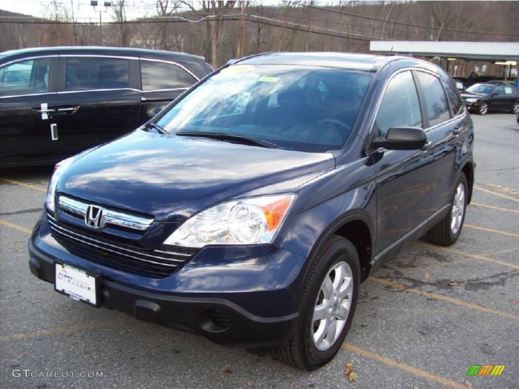 2008 CR-V EX 4WD - Royal Blue Pearl / Gray photo #21