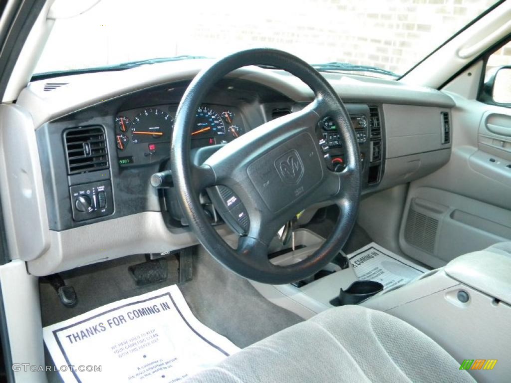Dark Slate Gray Interior 2002 Dodge Dakota Sport Quad Cab 4x4 Photo #40583021