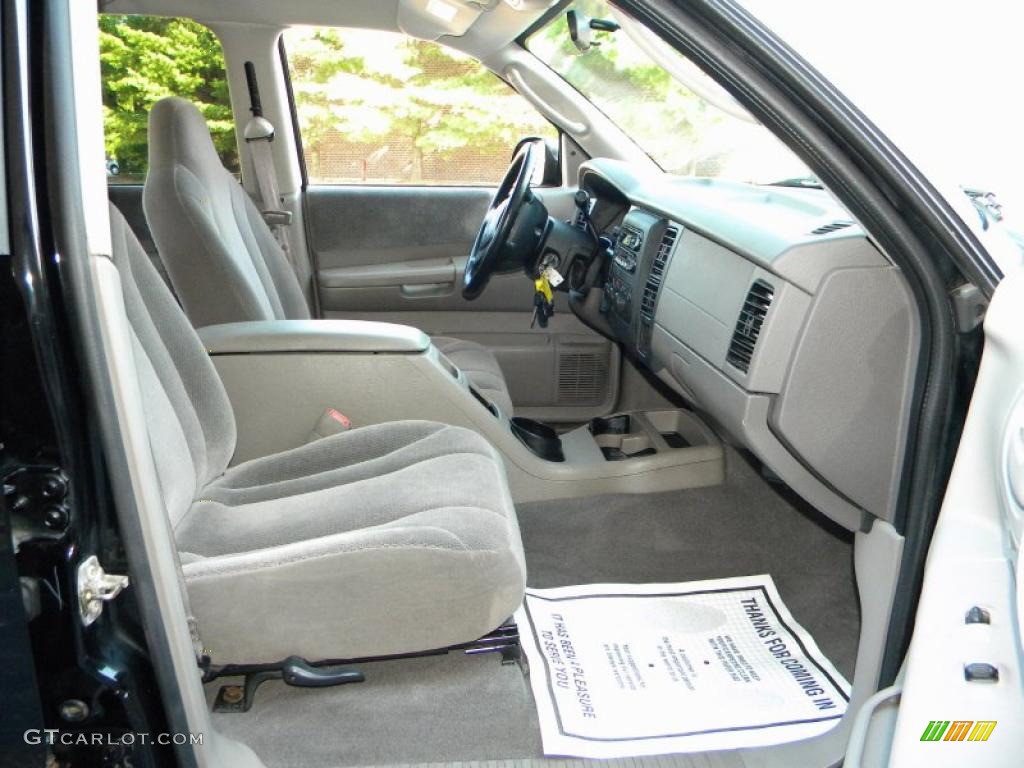 2002 Dakota Sport Quad Cab 4x4 - Black / Dark Slate Gray photo #34