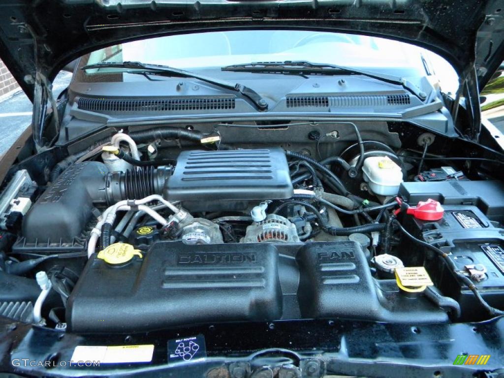 2002 Dodge Dakota Sport Quad Cab 4x4 4.7 Liter SOHC 16-Valve PowerTech V8 Engine Photo #40583549