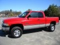 2001 Flame Red Dodge Ram 2500 ST Quad Cab 4x4  photo #2