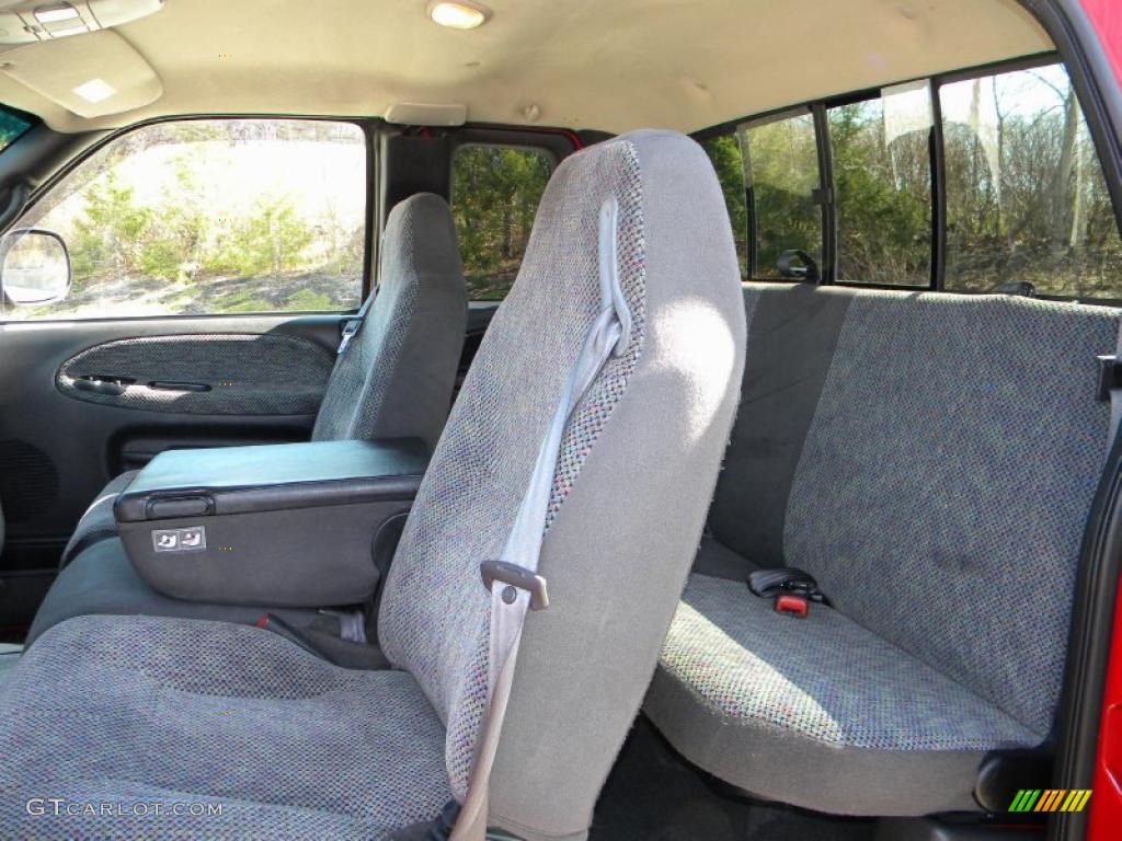 Mist Gray Interior 2001 Dodge Ram 2500 ST Quad Cab 4x4 Photo #40584257