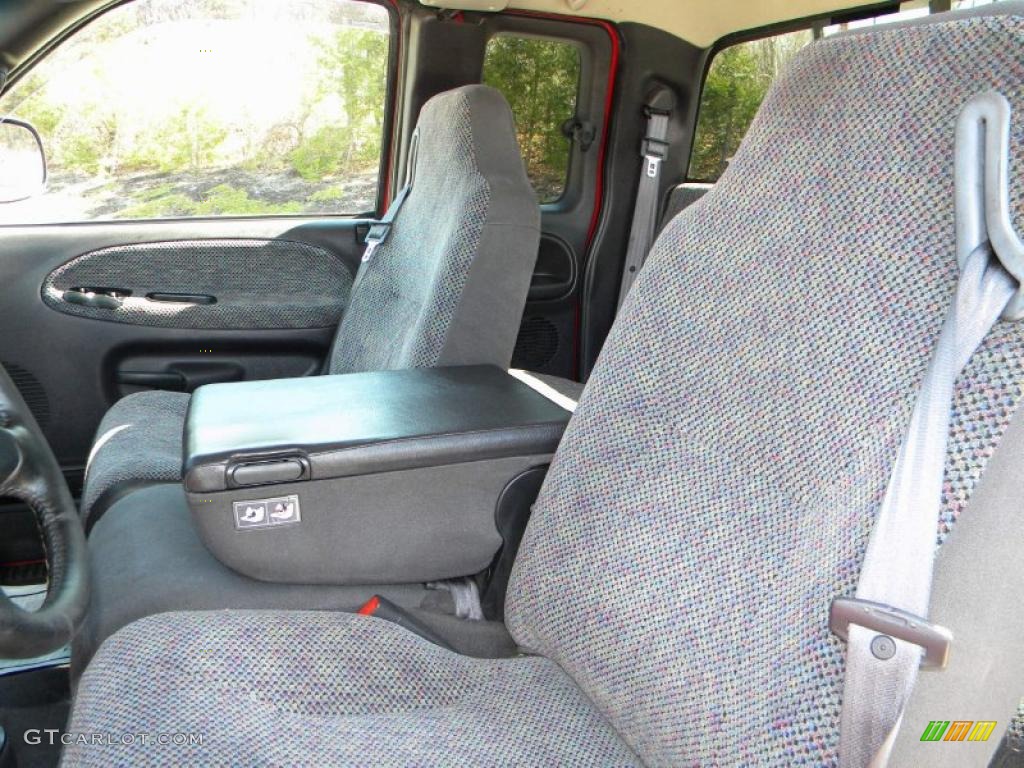 Mist Gray Interior 2001 Dodge Ram 2500 ST Quad Cab 4x4 Photo #40584305