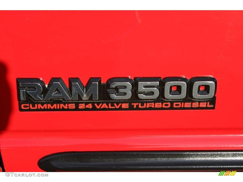 2001 Dodge Ram 3500 SLT Quad Cab 4x4 Dually Marks and Logos Photos