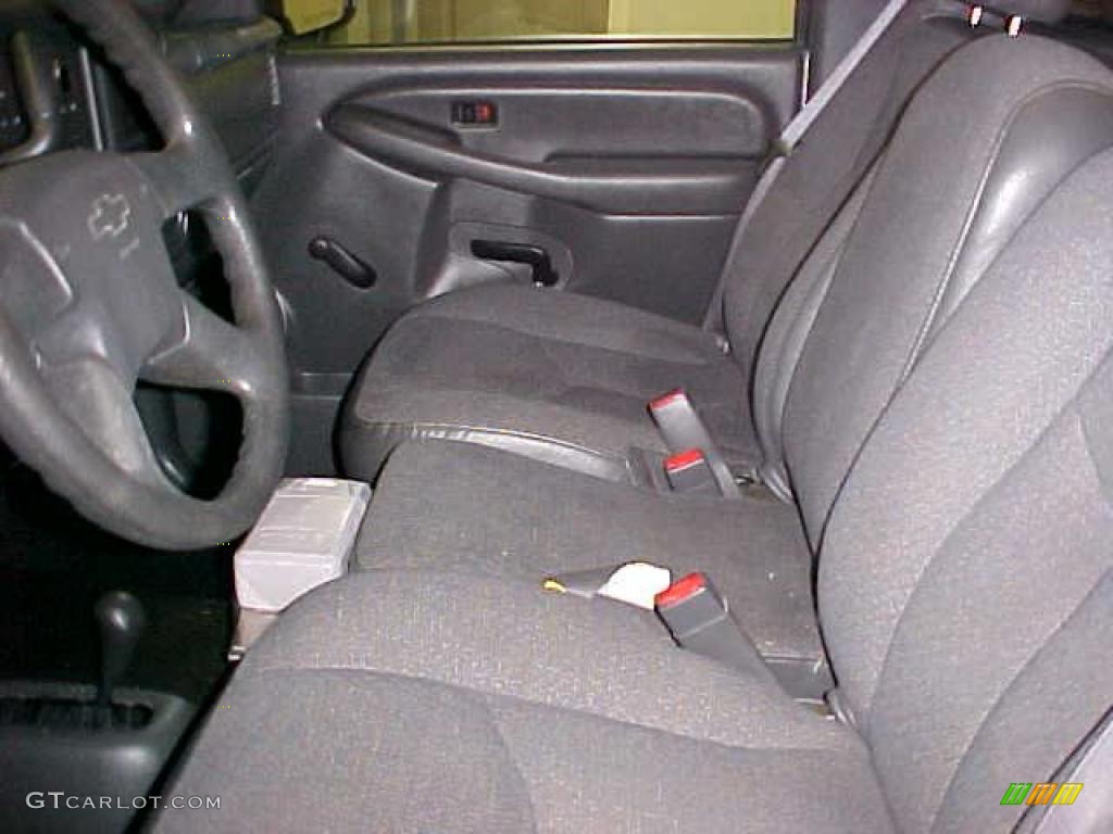 2003 Silverado 1500 LS Regular Cab 4x4 - Summit White / Dark Charcoal photo #6