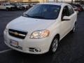 2010 Summit White Chevrolet Aveo LT Sedan  photo #1