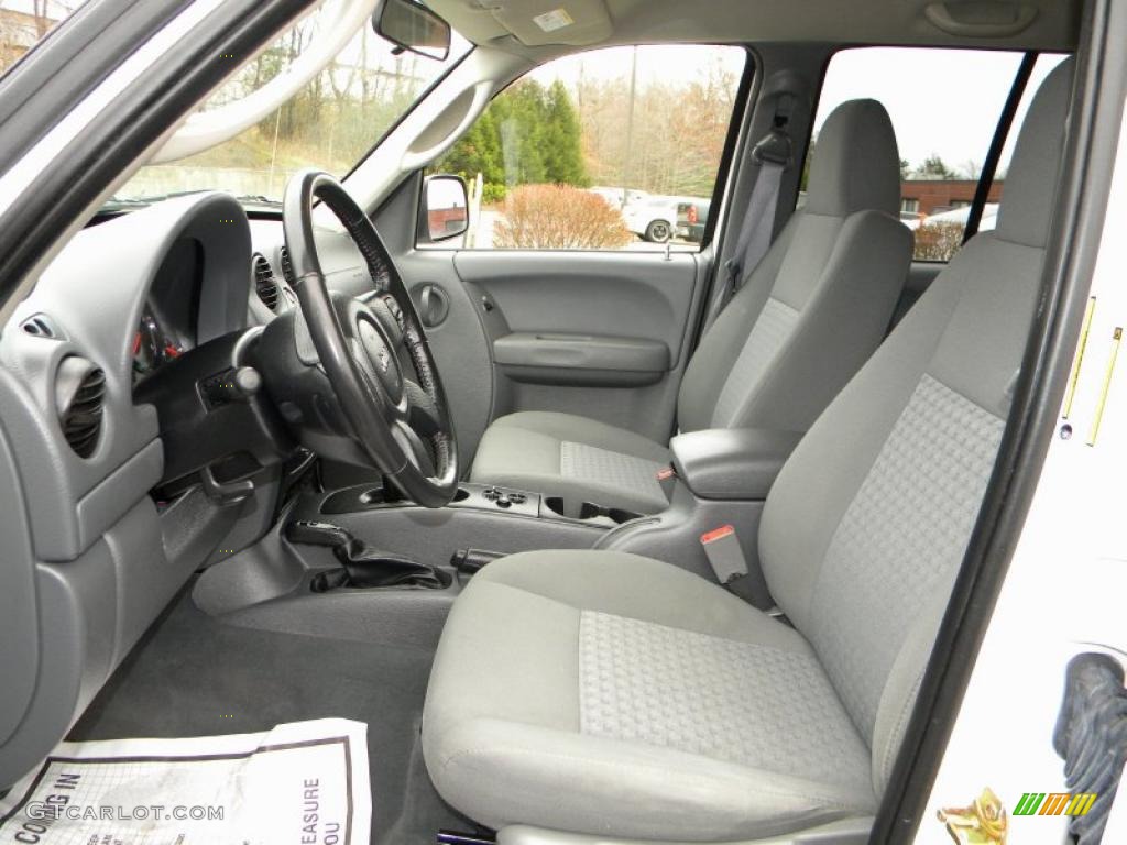 Medium Slate Gray Interior 2005 Jeep Liberty CRD Sport 4x4 Photo #40588433