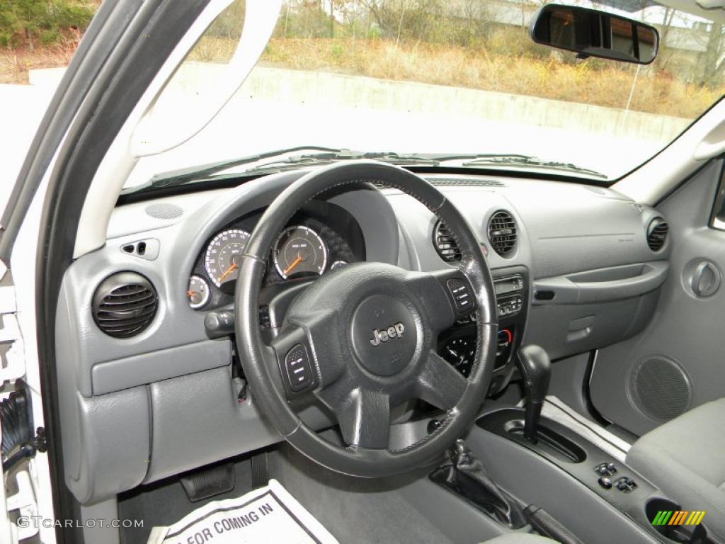 Medium Slate Gray Interior 2005 Jeep Liberty CRD Sport 4x4 Photo #40588453