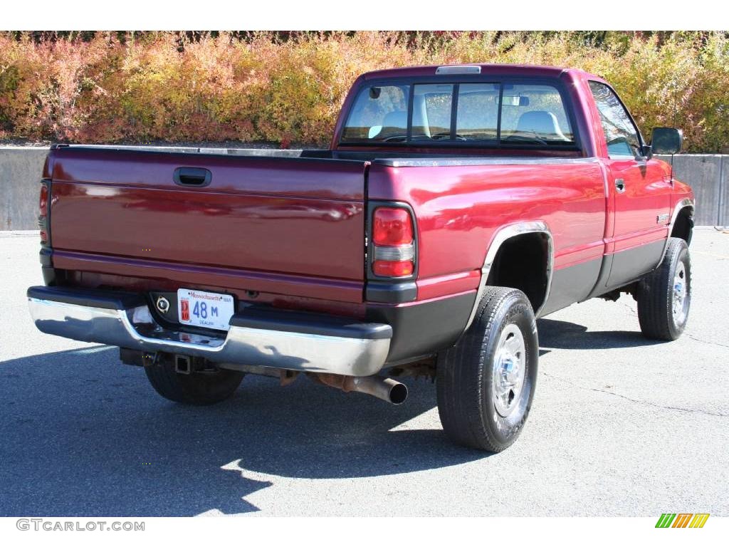 Claret Red Pearl Metallic 1996 Dodge Ram 2500 LT Regular Cab 4x4 Exterior Photo #40588921