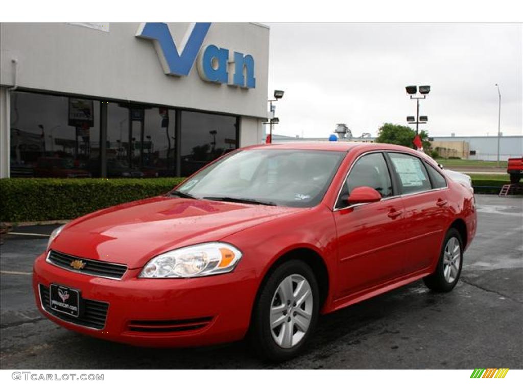 2010 Impala LS - Victory Red / Ebony photo #1