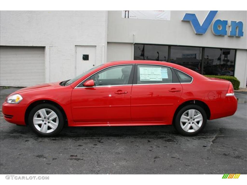 2010 Impala LS - Victory Red / Ebony photo #2