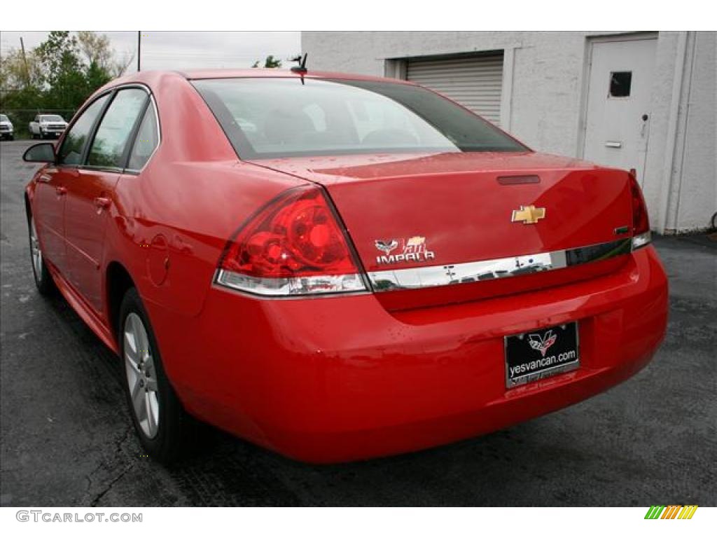 2010 Impala LS - Victory Red / Ebony photo #3