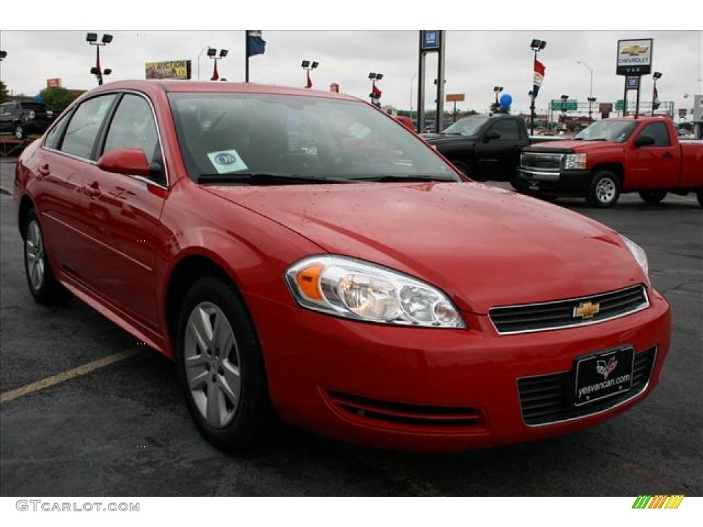2010 Impala LS - Victory Red / Ebony photo #5