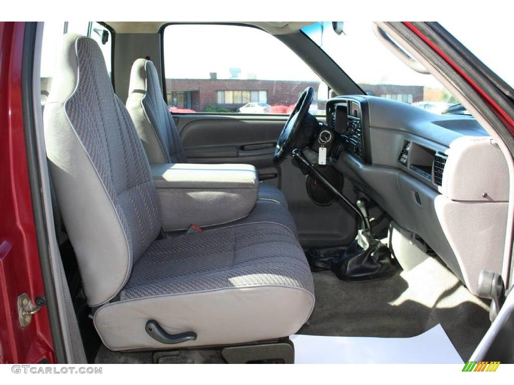 Gray Interior 1996 Dodge Ram 2500 LT Regular Cab 4x4 Photo #40589237