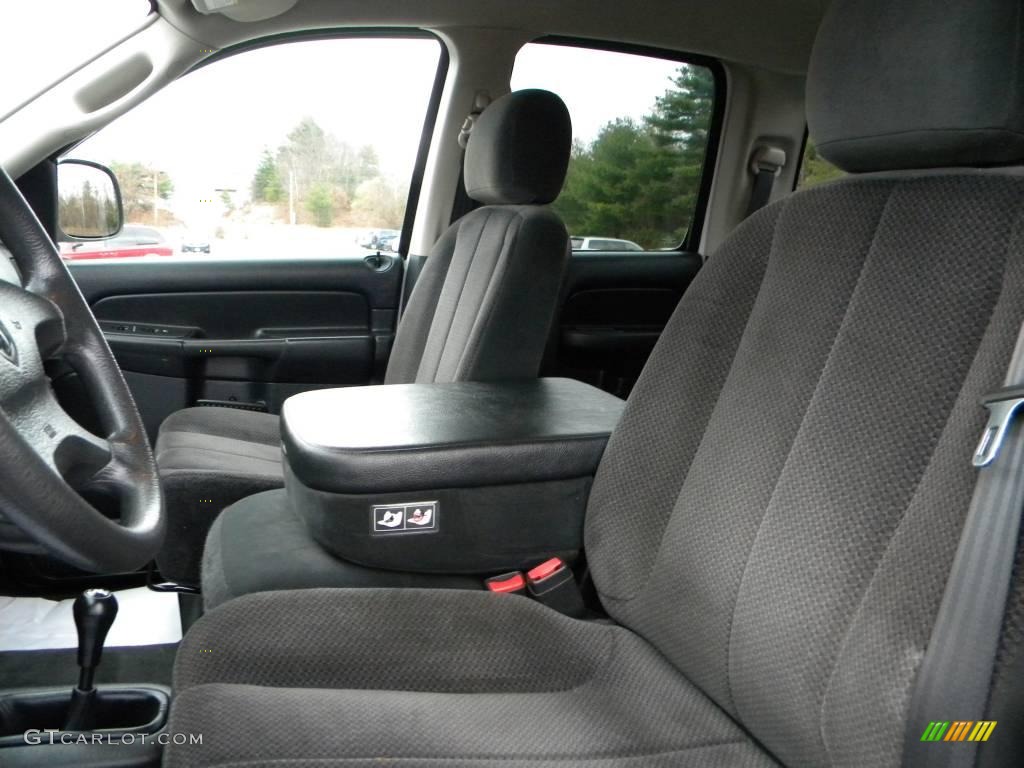 Dark Slate Gray Interior 2003 Dodge Ram 2500 SLT Quad Cab 4x4 Photo #40589973