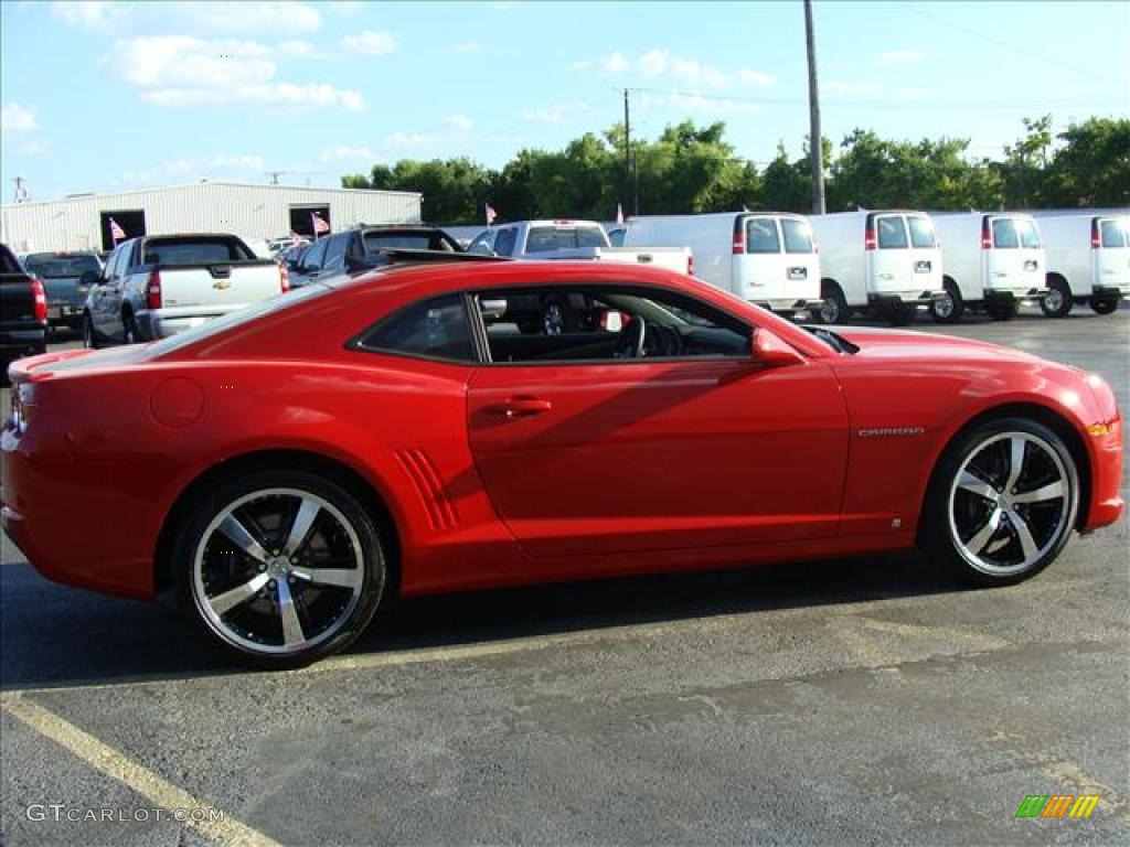2010 Camaro SS Coupe - Victory Red / Black photo #6