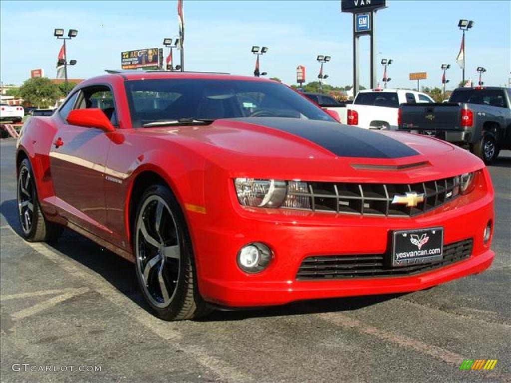 2010 Camaro SS Coupe - Victory Red / Black photo #7