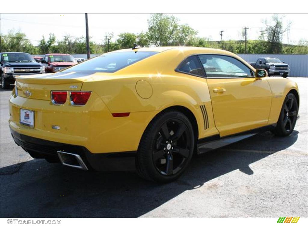 2010 Camaro SS Coupe - Rally Yellow / Black photo #4