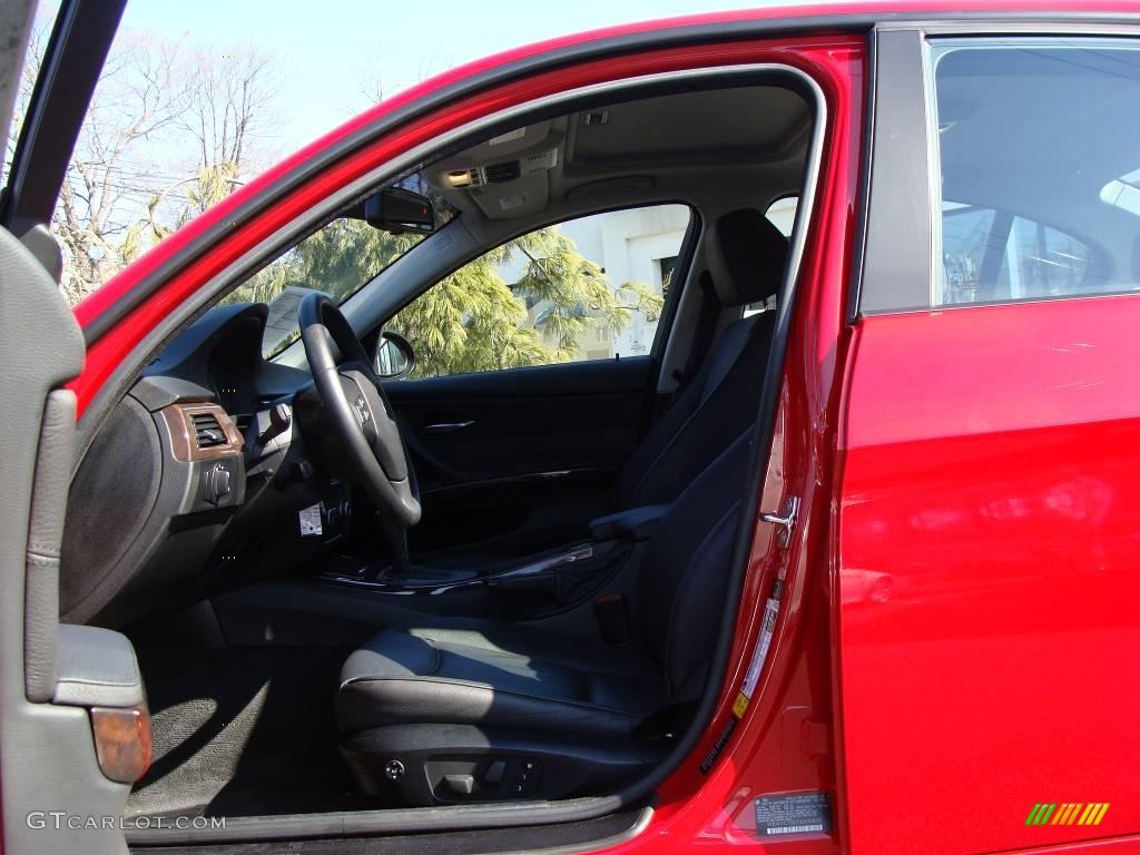2007 3 Series 328xi Sedan - Crimson Red / Black photo #7