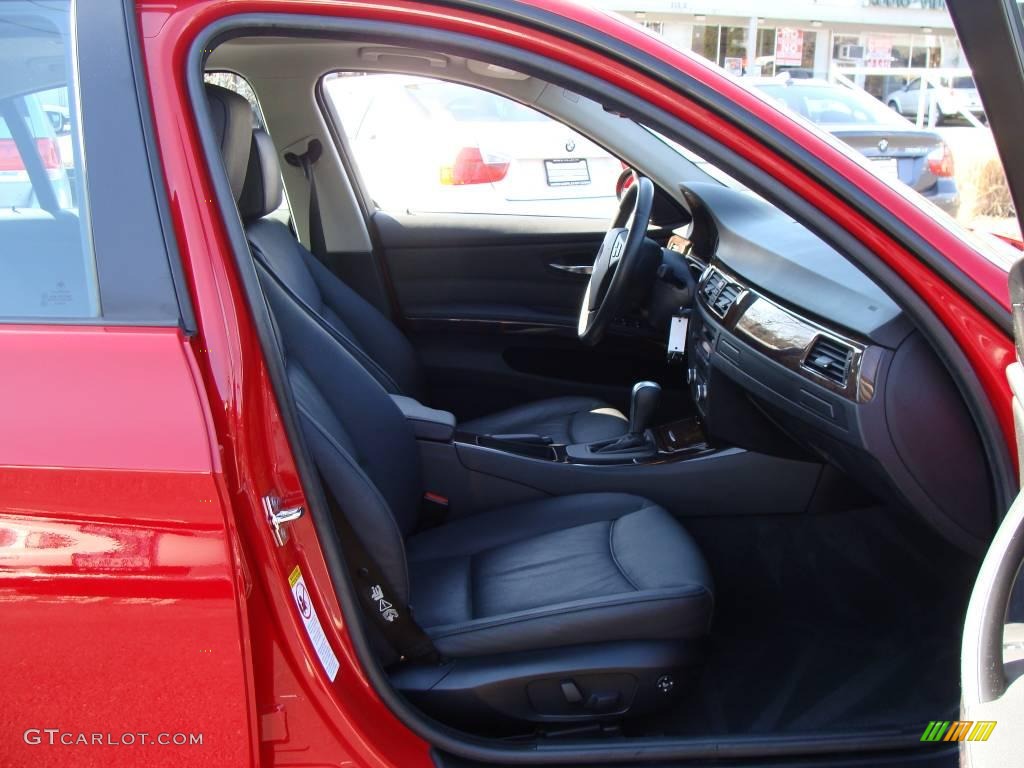 2007 3 Series 328xi Sedan - Crimson Red / Black photo #8