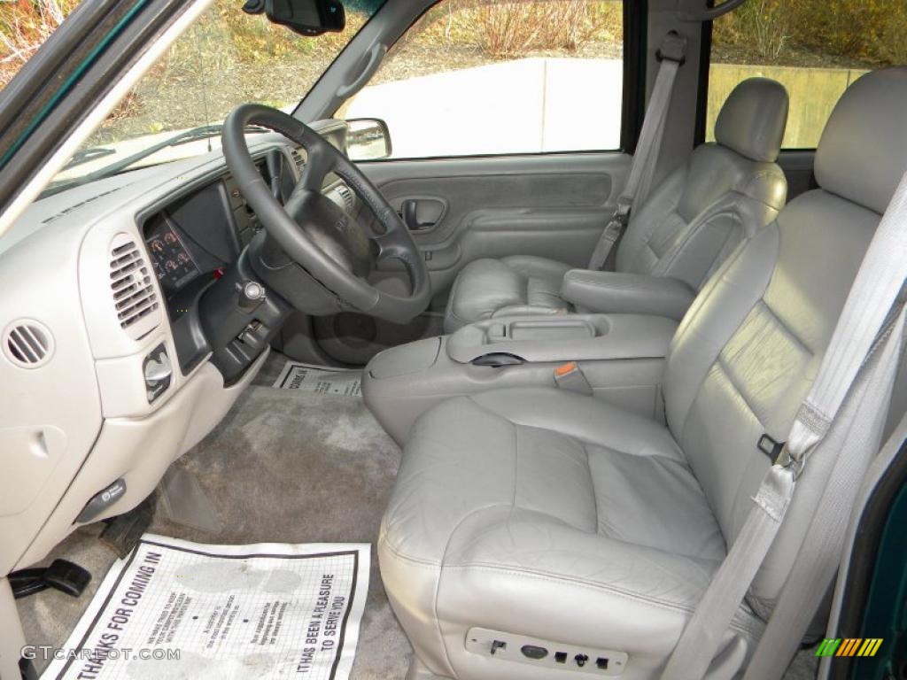 1999 Yukon SLT 4x4 - Emerald Green Metallic / Neutral photo #30