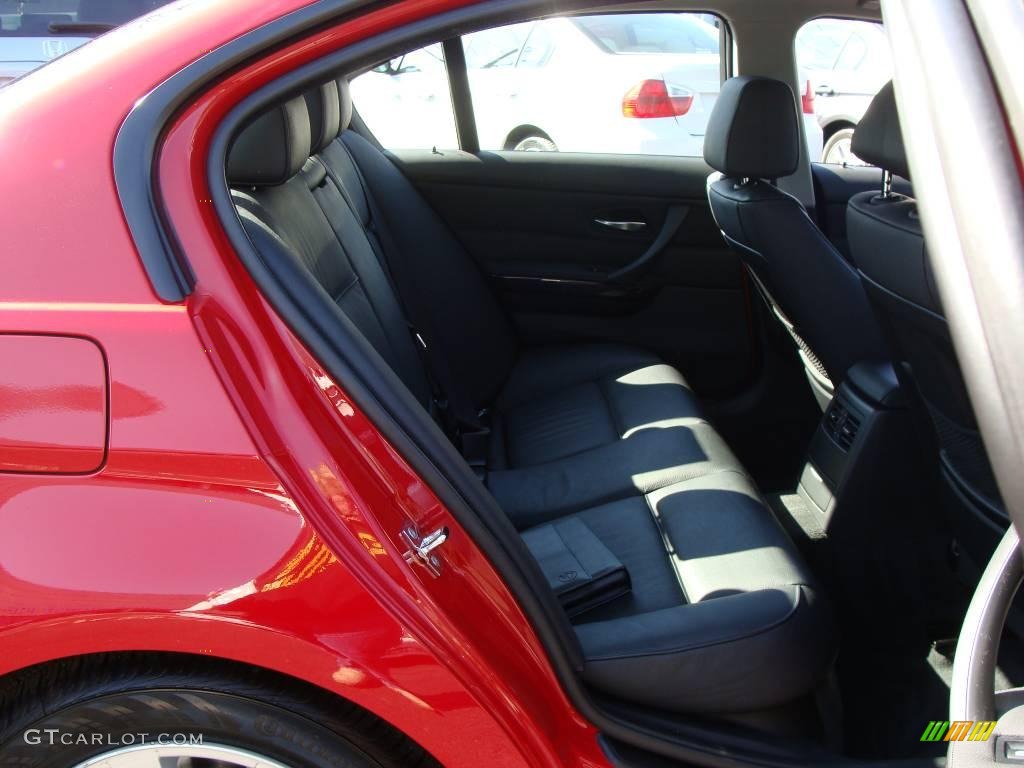 2007 3 Series 328xi Sedan - Crimson Red / Black photo #9