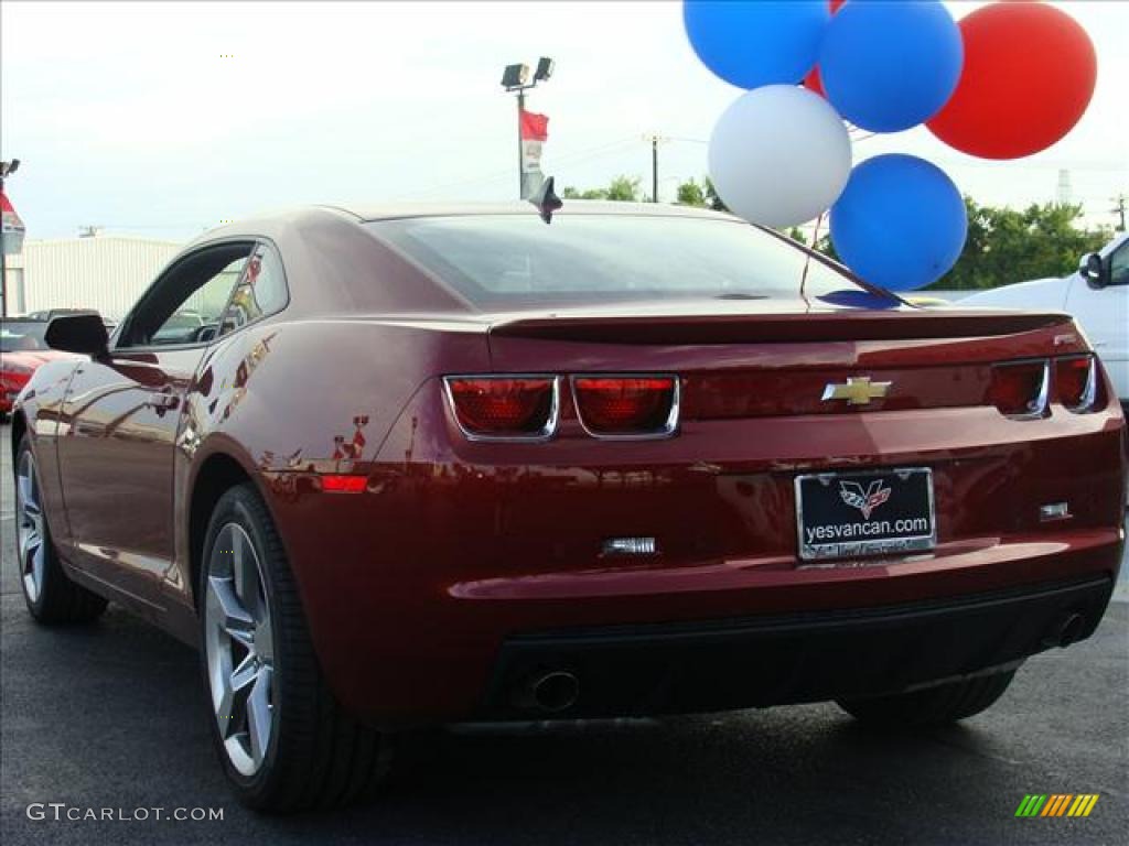 2010 Camaro LT/RS Coupe - Red Jewel Tintcoat / Black photo #3