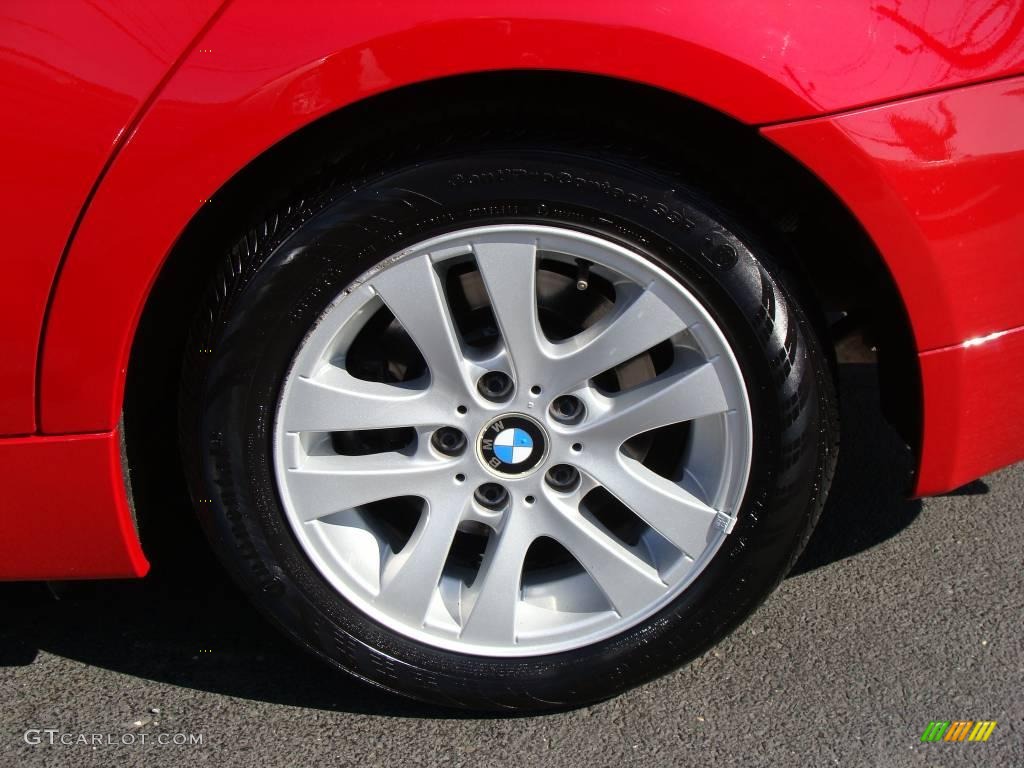 2007 3 Series 328xi Sedan - Crimson Red / Black photo #13