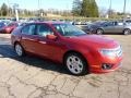 2011 Red Candy Metallic Ford Fusion SE  photo #6