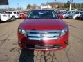 2011 Red Candy Metallic Ford Fusion SE  photo #7