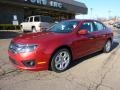 2011 Red Candy Metallic Ford Fusion SE  photo #8