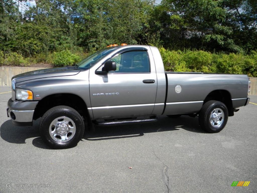 Mineral Gray Metallic 2005 Dodge Ram 2500 SLT Regular Cab 4x4 Exterior Photo #40591353