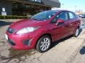 2011 Bright Magenta Metallic Ford Fiesta SE Sedan  photo #8