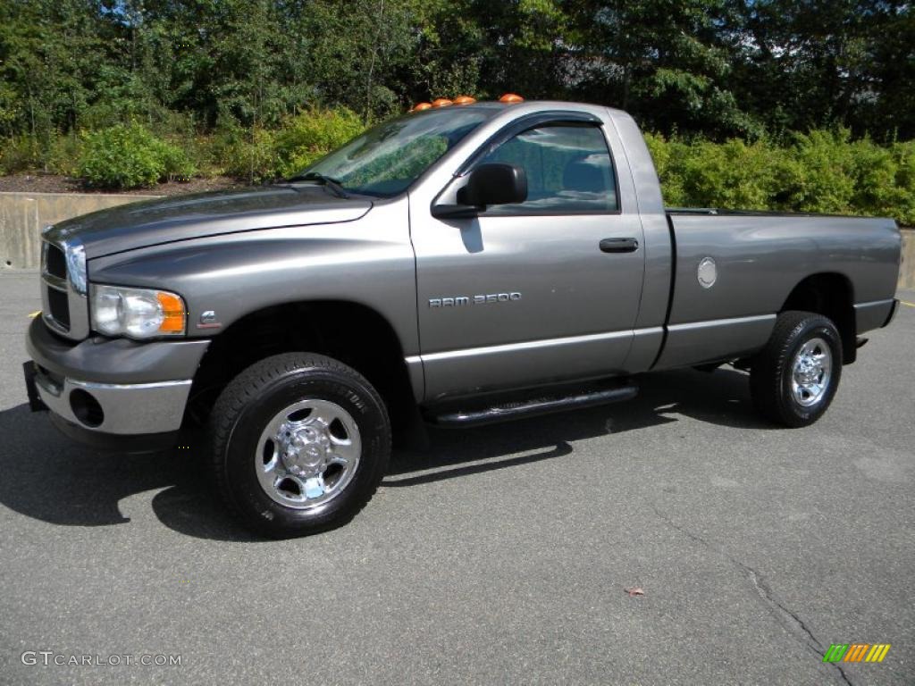 Mineral Gray Metallic 2005 Dodge Ram 2500 SLT Regular Cab 4x4 Exterior Photo #40591497