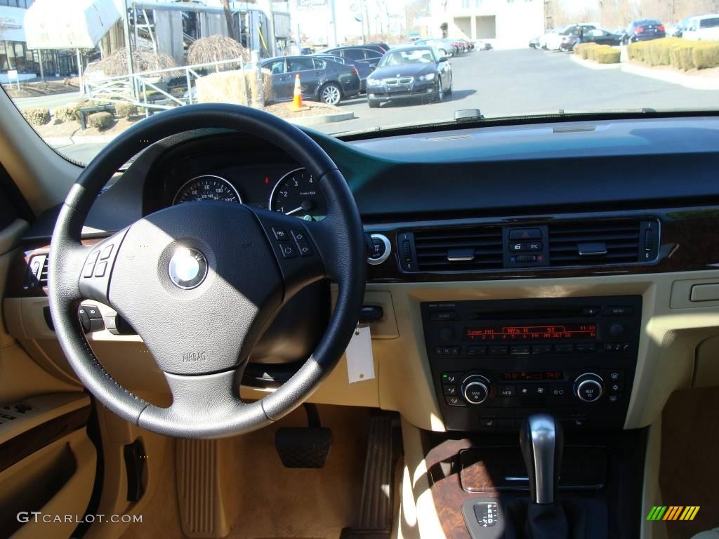 2007 3 Series 328xi Sedan - Alpine White / Beige photo #10