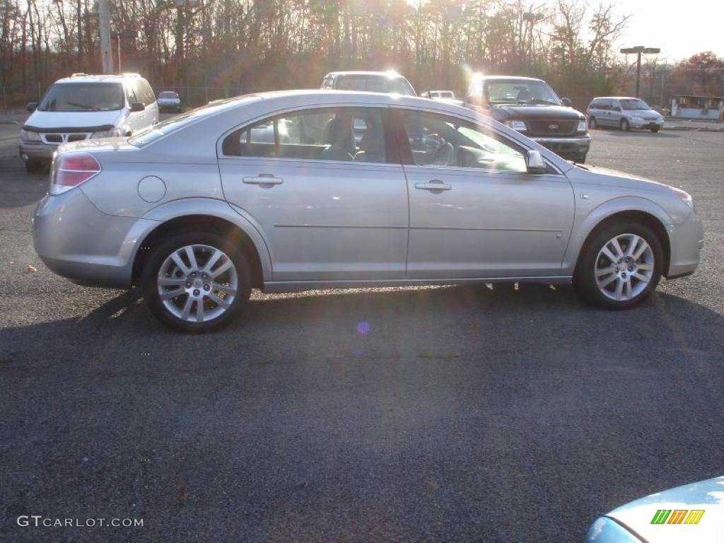 2007 Aura XE - Silver Pearl Metallic / Gray photo #7