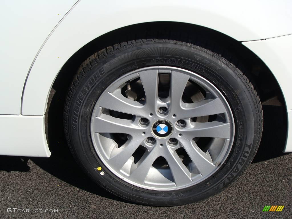 2007 3 Series 328xi Sedan - Alpine White / Beige photo #13