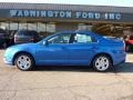 2011 Blue Flame Metallic Ford Fusion SE V6  photo #1