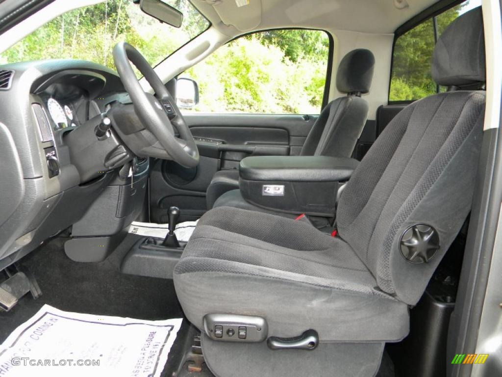 Dark Slate Gray Interior 2005 Dodge Ram 2500 SLT Regular Cab 4x4 Photo #40592029