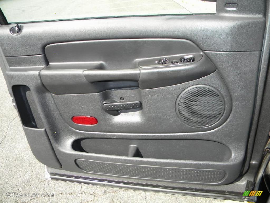 2005 Dodge Ram 2500 SLT Regular Cab 4x4 Dark Slate Gray Door Panel Photo #40592109