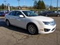 2011 White Platinum Tri-Coat Ford Fusion SEL  photo #6
