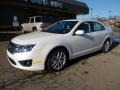 2011 White Platinum Tri-Coat Ford Fusion SEL  photo #8