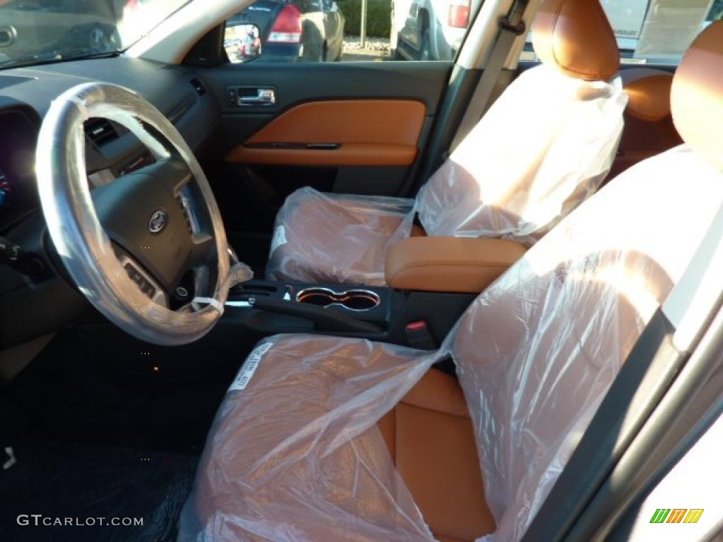 Ginger Leather Interior 2011 Ford Fusion SEL Photo #40592693